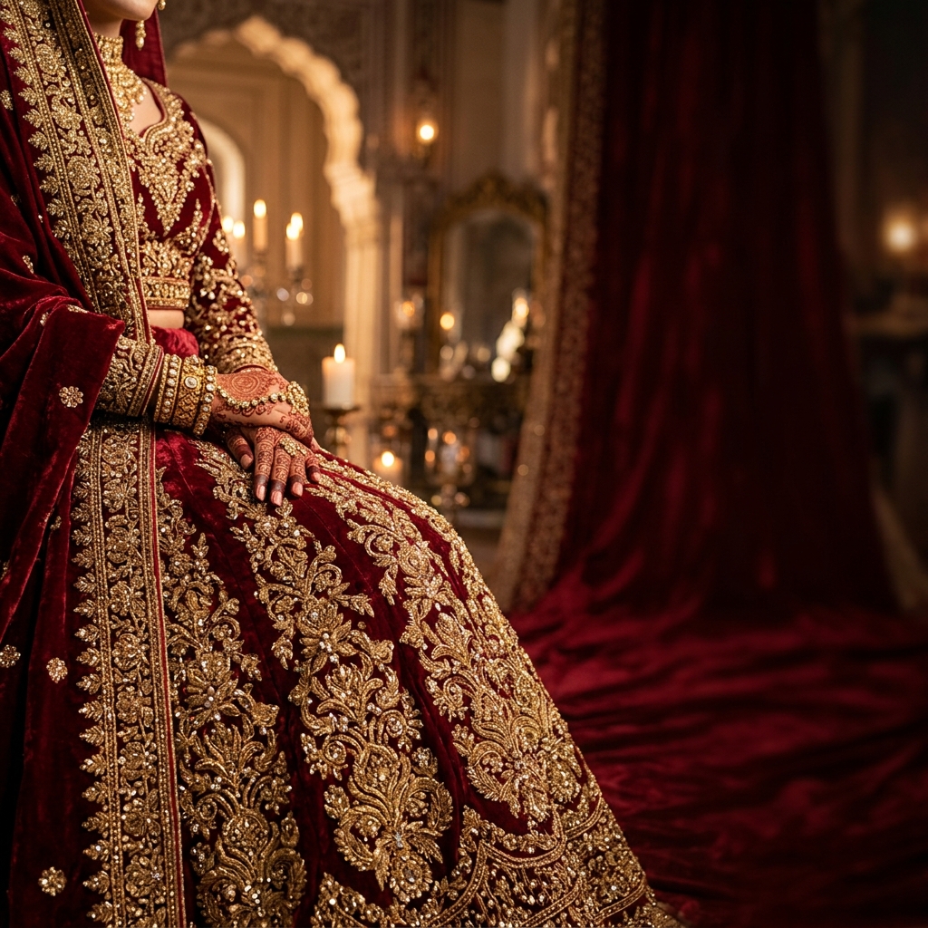 Intricate fabric details